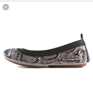 Yosi Samra Shoes - Yosi Samra Snake Print flat in smoke Yosi Samra Shoes - Yosi Samra Snake Print flat in smoke